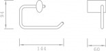 Porte-papier rouleau simple Porte-papier rouleau simple