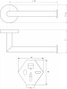 Porte-papier rouleau simple